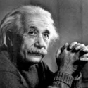 Portrait d’Albert Einstein, père de la relativité générale qui unissait science et Conscience.
